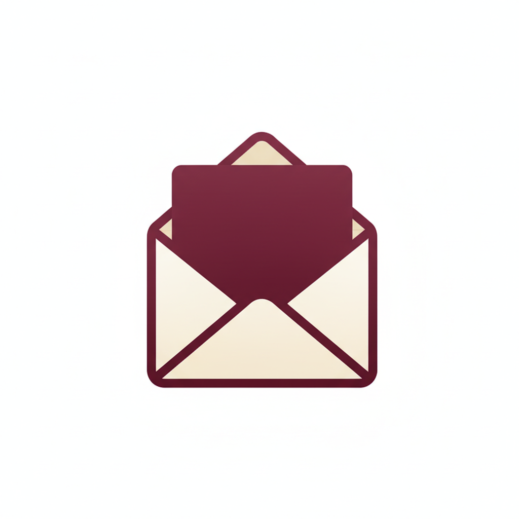 Card and envelope icon